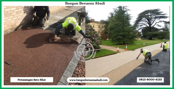 Jasa Pemasangan Batu Sikat 