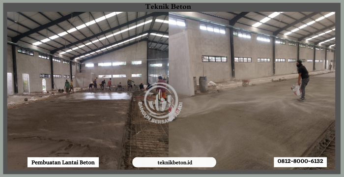 Pembuatan Lantai Beton