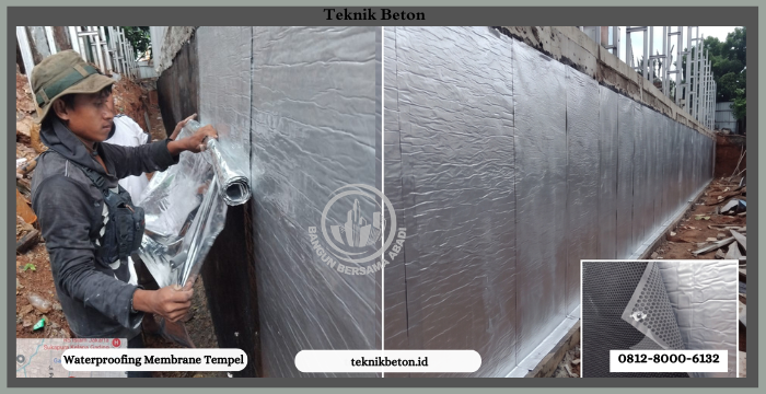 Jasa Waterproofing Membrane Tempel