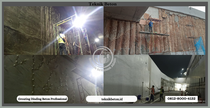 Jasa Grouting Dinding Beton